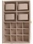 Aynalı Ekru Kadife Takı Organizer, Kutusu, 25X16X7 cm 7
