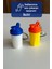 2 Adet Protein Shaker Anahtarlık Sallanınca Ses Çıkaran Sporcu Anahtarlık - Sarı Turuncu-Beyaz Mavi 1
