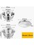 Çok Fonksiyonlu Paslanmaz Çelik Rende,süzgeç ve Yoğurma Kabı 3'lü Set 28CM 5