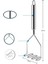 Profesyonel Lüks Patates Ezeceği Paslamnaz Çelik Patates Ezici Püre Yapıcı Aparat Dayanıklı Ezecek 6