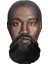 3D Komik Elyaf File Maske Ünlü Serisi Parti Simülasyon Kanye West 1