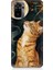 Xiaomi Redmi Note 10 Uyumlu Aya Bakan Meraklı Kedi Desenli Silikon Kılıf 1