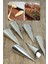 Metal 6'lı Kornet Hamur Kalıbı Inox Set Huni Şeklinde Tatlı Kalıbı Dondurma Külahı Yapma 11CM 1