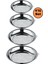 Klasik Süzgeç Kevgir Seti Paslanmaz Çelik Dörtlü Makarna Süzgeci 1