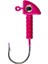 Jighead - Zoka - Kurşunlu Olta Iğnesi - (Xh-A 06) - Pembe - 7 Gr - 10 Adet 2