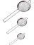 Paslanmaz Çelik 3'lü Çay Süzgeç Bitki Çayı Süzeceği 3 Parça Süzecek Seti (Ölçüler: 8 Cm, 7cm, 6 Cm) 2