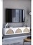 Tv Ünitesi ,tv Sehpası ,iskandinav Jüt Kumaşlı Ultra Lüks (ÖZEL TASARIM) Mdf E150xd32xy30cm 2