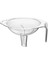 Plastik Saplı Huni - 13X8X7 cm - Kulplu Plastik Huni 100 ml - 1 Adet/paket 1