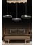 Jolie 3'lü Sıralı 3 Renkli 26 Watt Gold Kristal Ledli Modern Oturma Odası Salon Sarkıt Avize 1