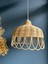 Lampega Rattan Bambu Hasır Avize 1