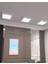 Tavana Sıfır Kare LED Panel Spot Lamba Glop Aplik Armatür Avize 6500K Beyaz Renk Koridor Balkon Hol 2