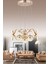 Tibet 3 Renk Gold ( Sarı Beyaz ve Gün Işığı ) Luxury LED Kristal Taşlı Avize Concept 1
