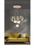 Yummy 3 Renk Gold ( Sarı Beyaz ve Gün Işığı ) Kumandalı LED Kristal Taşlı Avize 2