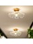 Luxury Classics Avize Şeffaf Camlı Avize Plafonyer Tavan Avize E-27 Duy 7