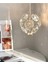 Luxury Exclusive Modern Crystal LED Avize Kristal Taşlı Tekli Sarkıt Avize Gold Sarı Kademeli 3 Ren 1