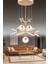 King 3 Renk Kumandalı ve Dimmerli Gold ( Sarı Beyaz ve Gün Işığı ) Luxury LED Kristal Taşlı Avize 2