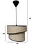 Rattan Model Eğik Ikili Avize Mutfak Hol Antre Balkon Kıs Bahçesi Oturma Odası 4