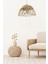 Bambu, Rattan, Hasır Sarkıt Avize 35 cm 7