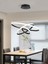 Modern 3'lü Halka LED Avize - 3 Renkli Kumandalı, 40-30-20CM 2