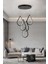 4011-5 Y Siyah LED Avize 1