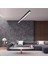 7143 100 cm Linear Modern LED Avize Siyah Sarkıt Armatür Aydınlatma 4000K ( Lineear ) 3