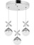 9178-3 3lü Krom Sarkıt LED Avize 1