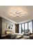 Modern Plafonyer LED Avize Krom Kare Gün Işığı/ Sarı / Beyaz 2