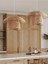 Rattan Bambu Hasır Makrome Sarkıt Avize 40 cm 4