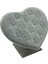 Gri Renk Kalp Yüzük Standı, Şık ve Zarif Tasarım, Mükemmel Uyum Sağlar 1