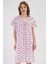 Pamuklu Kadın Kısa Kol Kısa Boy Gecelik , 161781 1