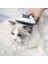 Kedi Köpek Tüy Toplayıcı Kendini Temizleyebilen Ergonomik Rahat Evcil Hayvan Tarağı Gri (5232) 4