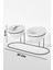 Iki'li Seramik Mama ve Su Kabı, Metal Stand, Siyah, Evcil Hayvanlar Için Şık Set 6