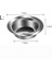 Paslanmaz Evye Süzgeci 11 Cm, Tutmalı, Dayanıklı ve Pratik Kullanım Için Ideal 5