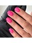 Fuşya Pembe Düz Kısa 24’lü Takma Tırnak Seti ve Zararsız Yapıştırıcı 2