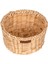 %100 El Yapımı Sık Dokuma Doğal Hasır Sepet | 20X12 cm Çok Amaçlı Organizer | Mutfak, Salon, Yatak Odası Düzenleyici 3