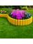 Bahçeshop Star Gardentools Sarı Çim Bordürü 2.3 Metre Çim Ayırıcı Sarı 1