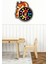 Sevimli Sincap Temalı 40 cm Montessori Çocuk Odası Eğitici Siyah Duvar Saati 2