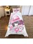 Pembe Kedi Desenli Çocuk ve Bebek Odası Seti: Perde, Yatak Örtüsü, Duvar Saati, Yastık, Kılıf 2