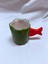 Arche Ceramic El Yapımı Seramik Fincan - Türk Kahvesi / Espresso Bardağı - Balık Desenli - 125 ml 3