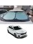 Fiat Egea Için Uyumlu Titanyum Gümüş Oto Güneşlik 2