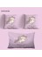 Pembe Unicorn Desenli Çocuk ve Bebek Odası Seti: Perde, Yatak Örtüsü, Halı, Duvar Saati, Yastık, Kılıf 6