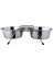 3qt Ayaklı Metal Mama Kabı, Çeşitli Renklerde, 25 Cm, Ikili, Dayanıklı ve Şık Tasarım 1