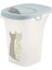 Ekru 6 Litre Kedi Mama Saklama Kabı, Pratik ve Şık Saklama Çözümü 1