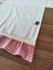 Naturel Organik Yumuşak Keten Fırfırlı Runner 47X120 cm 5