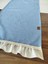 Naturel Organik Yumuşak Keten Fırfırlı Runner 47X120 cm 2
