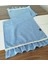 Naturel Organik Yumuşak Keten Fırfırlı Runner 47X120 cm 2