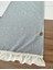 Naturel Organik Yumuşak Keten Fırfırlı Runner 47X120 cm 4