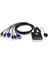 ATEN-CS22U 2'li Otomatik USB Kvm Switch Kablolarıy 1