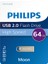 Phılıps FM64FD160B/00 64GB Usb2.0 Metal USB Bellek 1