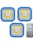 Powermaster PM-6936 Cob Ledli Pilli Uzaktan Kumandalı Üçlü Lamba 1
